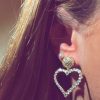 Accesorios Fetiche Suances | Pendientes Mini Coraz N Strass