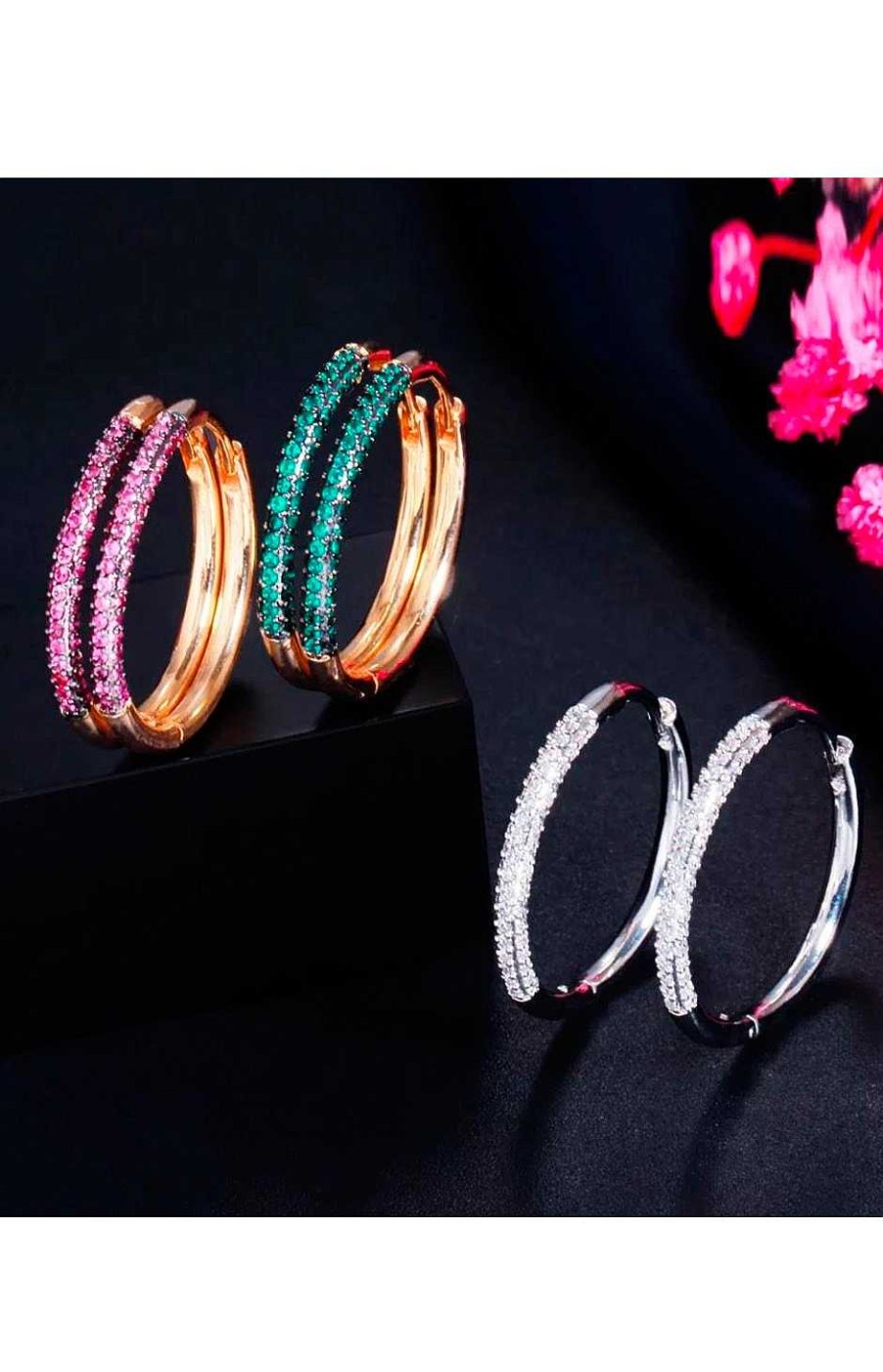 Accesorios Fetiche Suances | Aros Peque Os Plata Circonitas