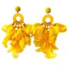 Accesorios Fetiche Suances | Pendientes Maxi Petalos Amarillo