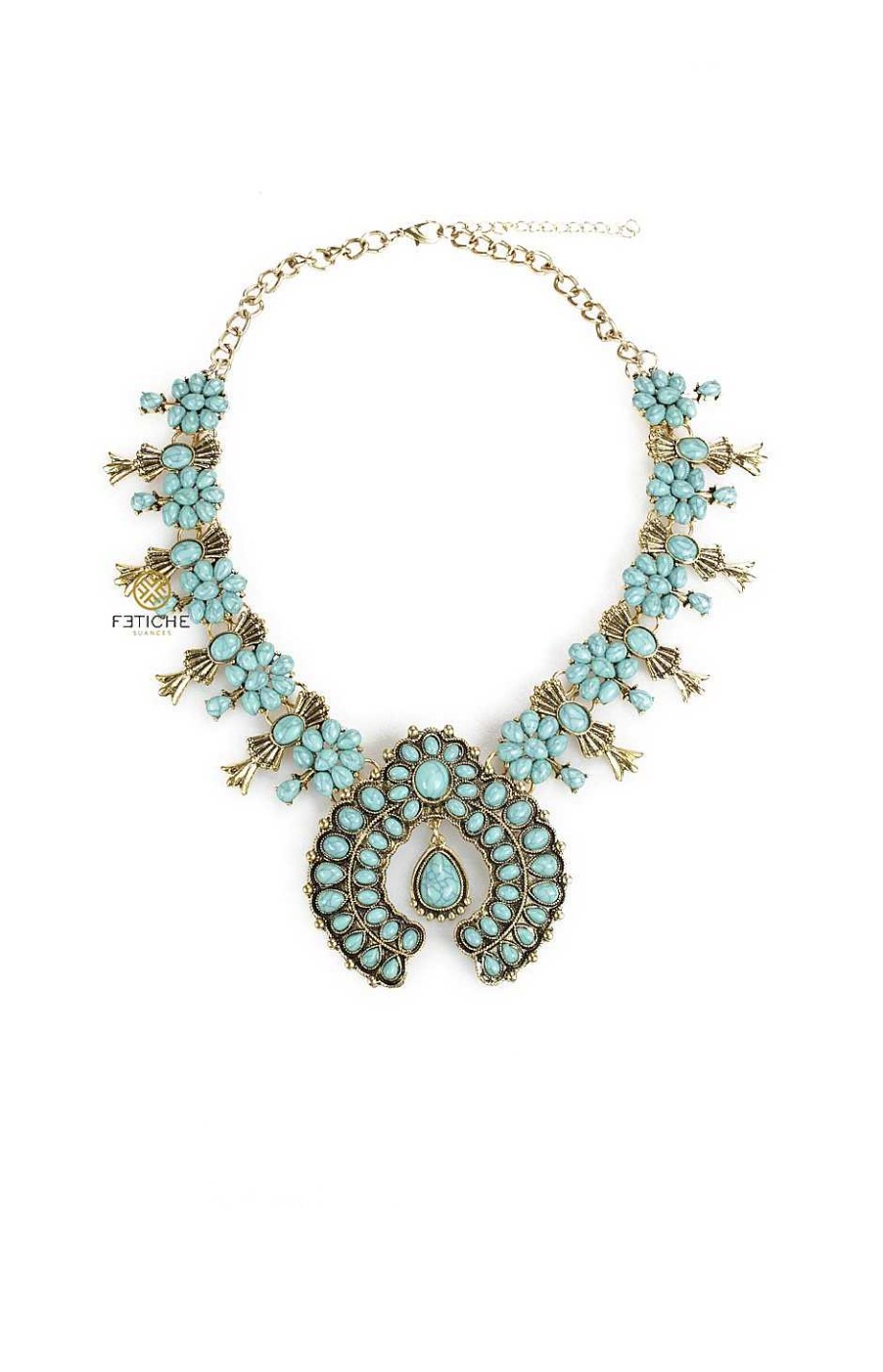 Accesorios Fetiche Suances | Collar Boho Turquesas Cala