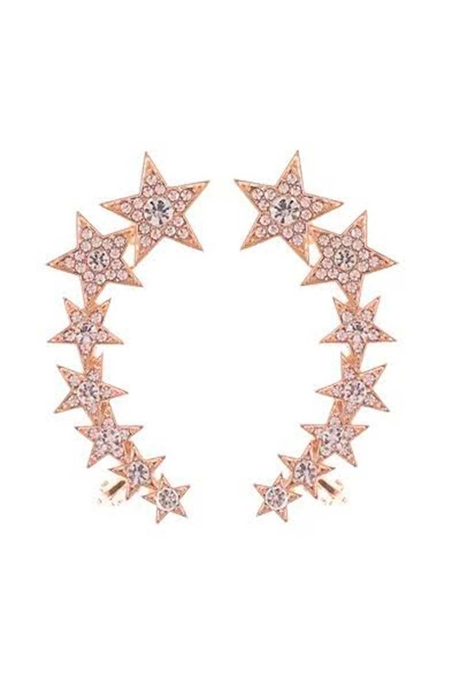 Accesorios Fetiche Suances | Pendientes Fila De Estrellas Gold