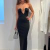 Ropa Fetiche Suances | Vestido Angel Negro Con Diamantes